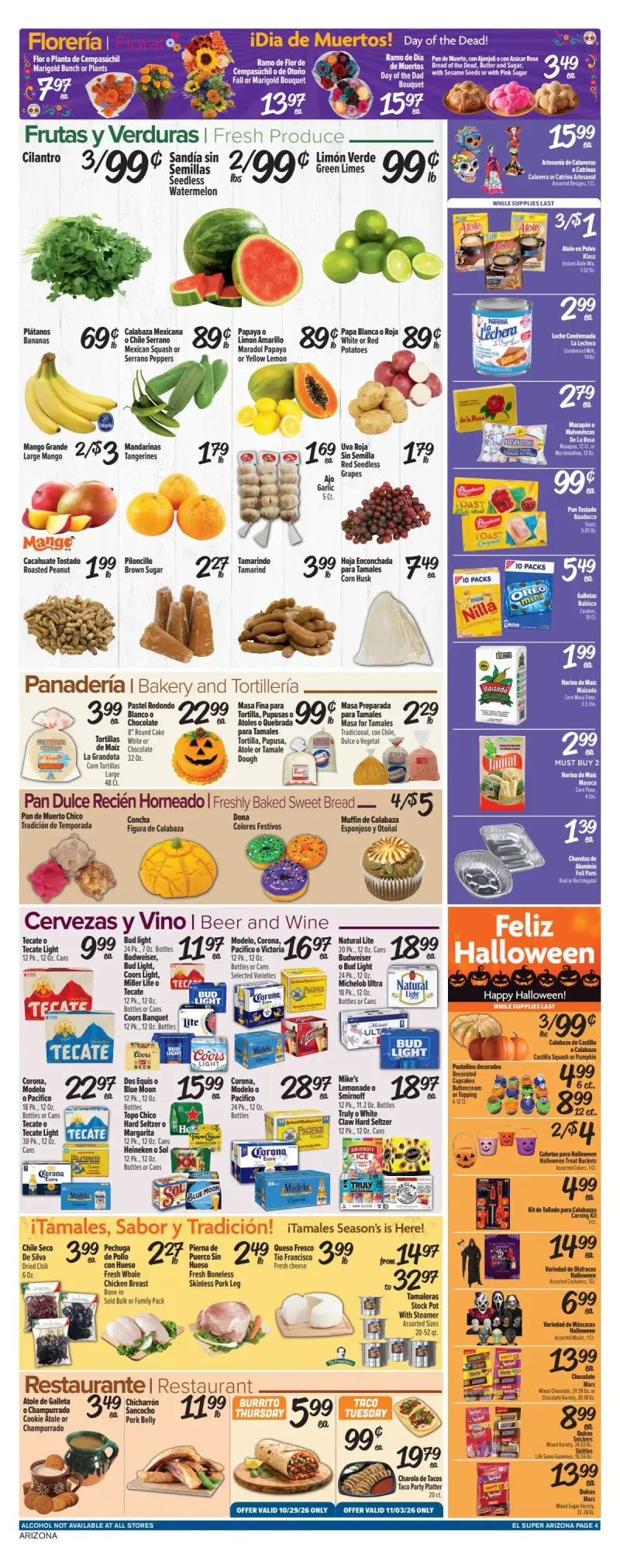 EL SUPER weekly ad Oct 28 – Nov 3, 2026 – page 4