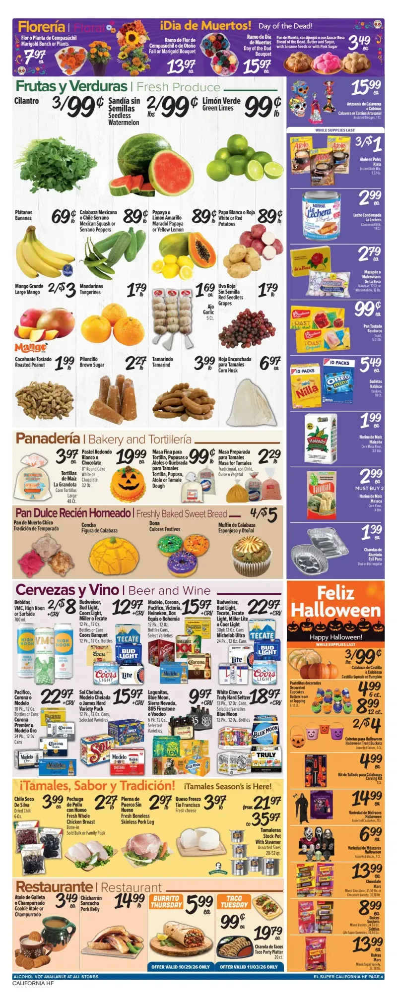 EL SUPER weekly ad Oct 28 – Nov 3, 2026 – page 4