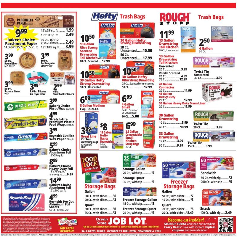 OCEAN STATE JOB LOT weekly ad Oct 29 – Nov 5, 2026 – page 20