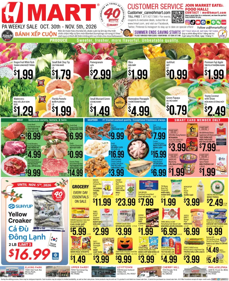 Weekly ads Pennsylvania Vietnamese