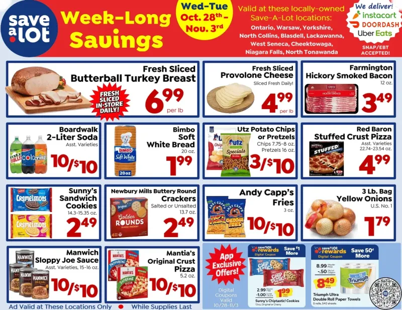 SAVE A LOT weekly ad Oct 28 – Nov 4, 2026 – page 1