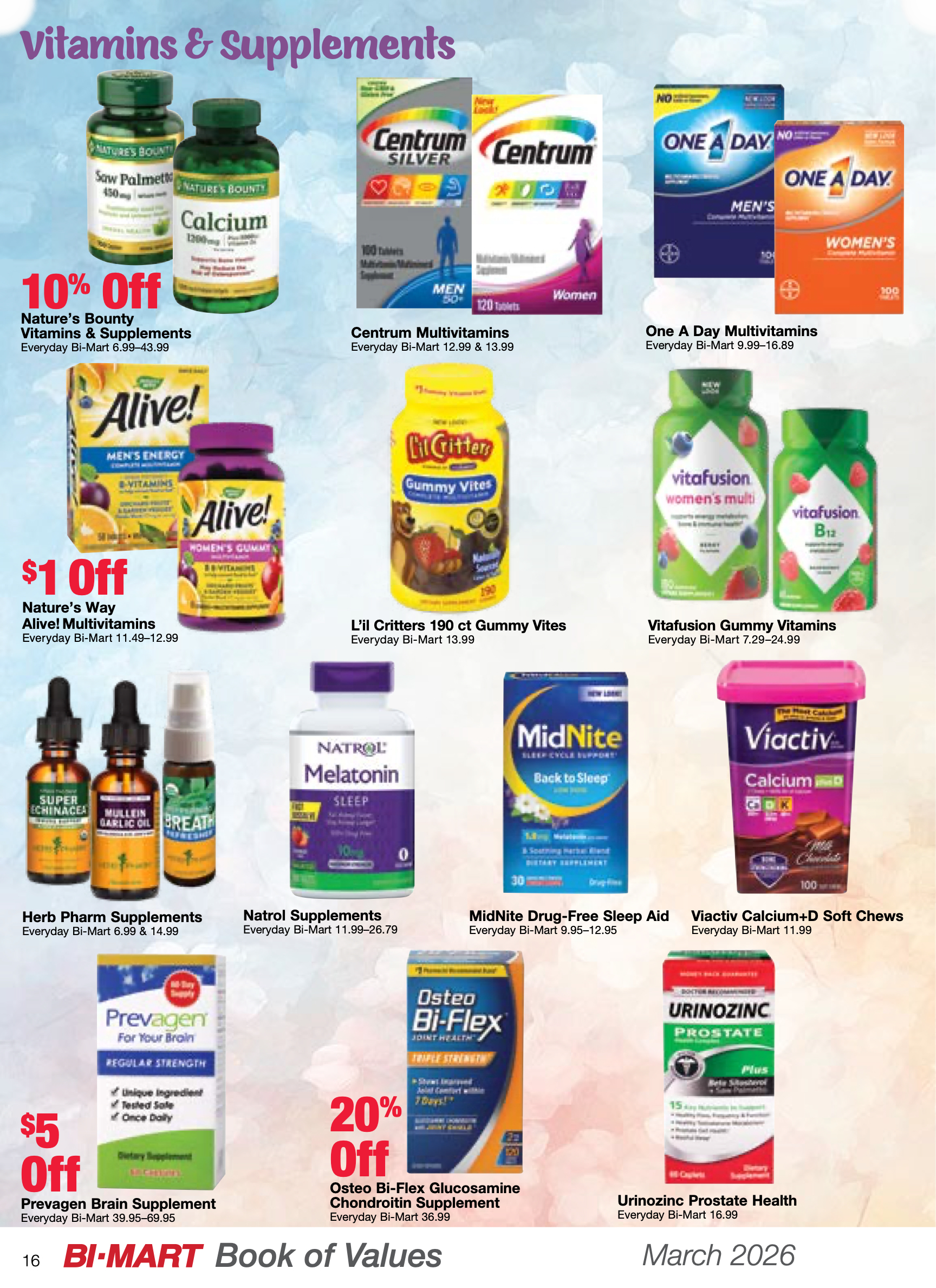 March Health & Beauty Book of Values - Page 16