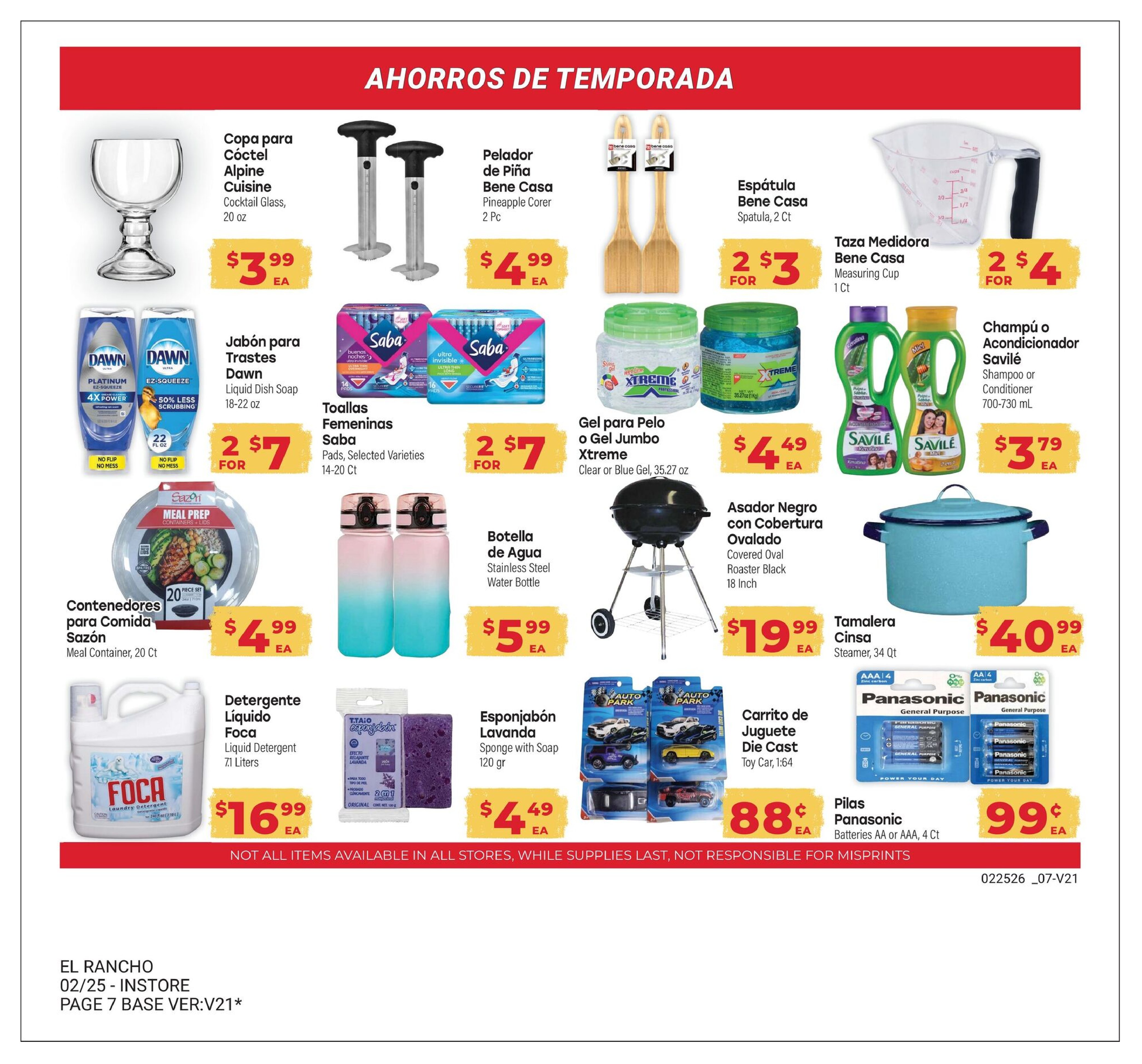 Monthly Savings Guide - Page 7