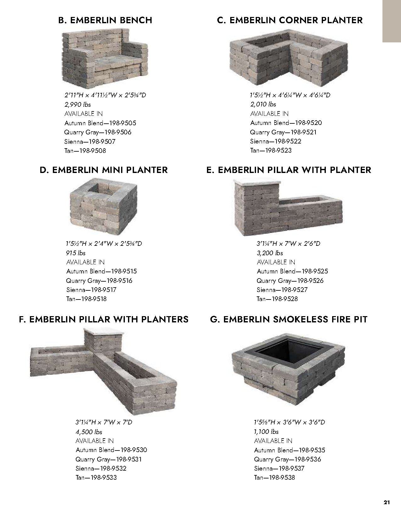 Outdoor Living Block Catalog - Page 21