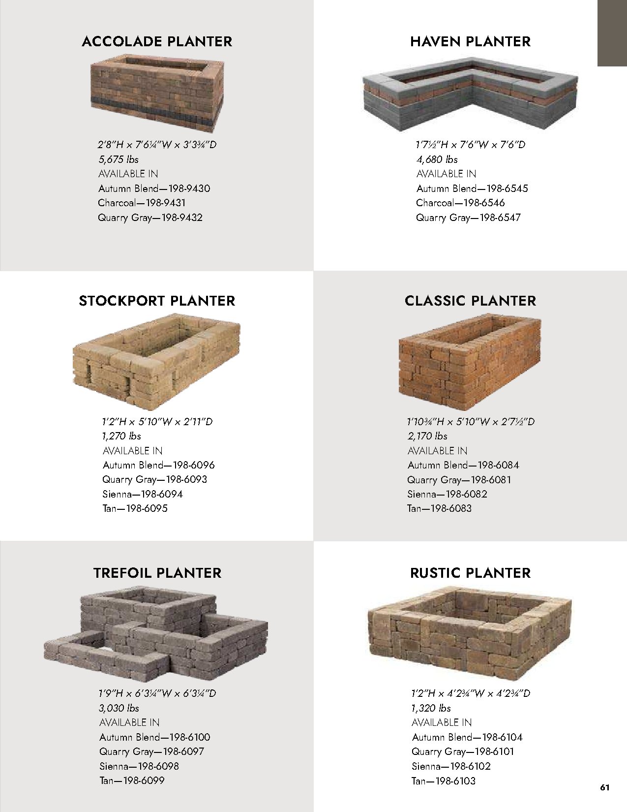 Outdoor Living Block Catalog - Page 61