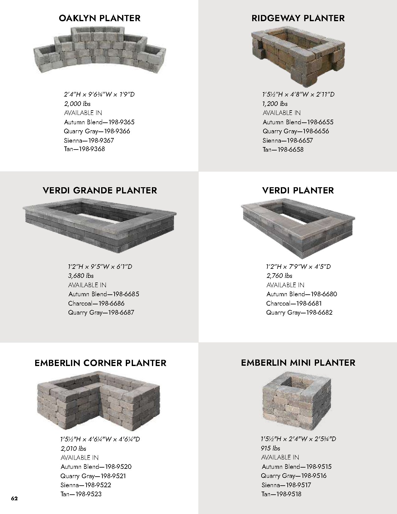 Outdoor Living Block Catalog - Page 62