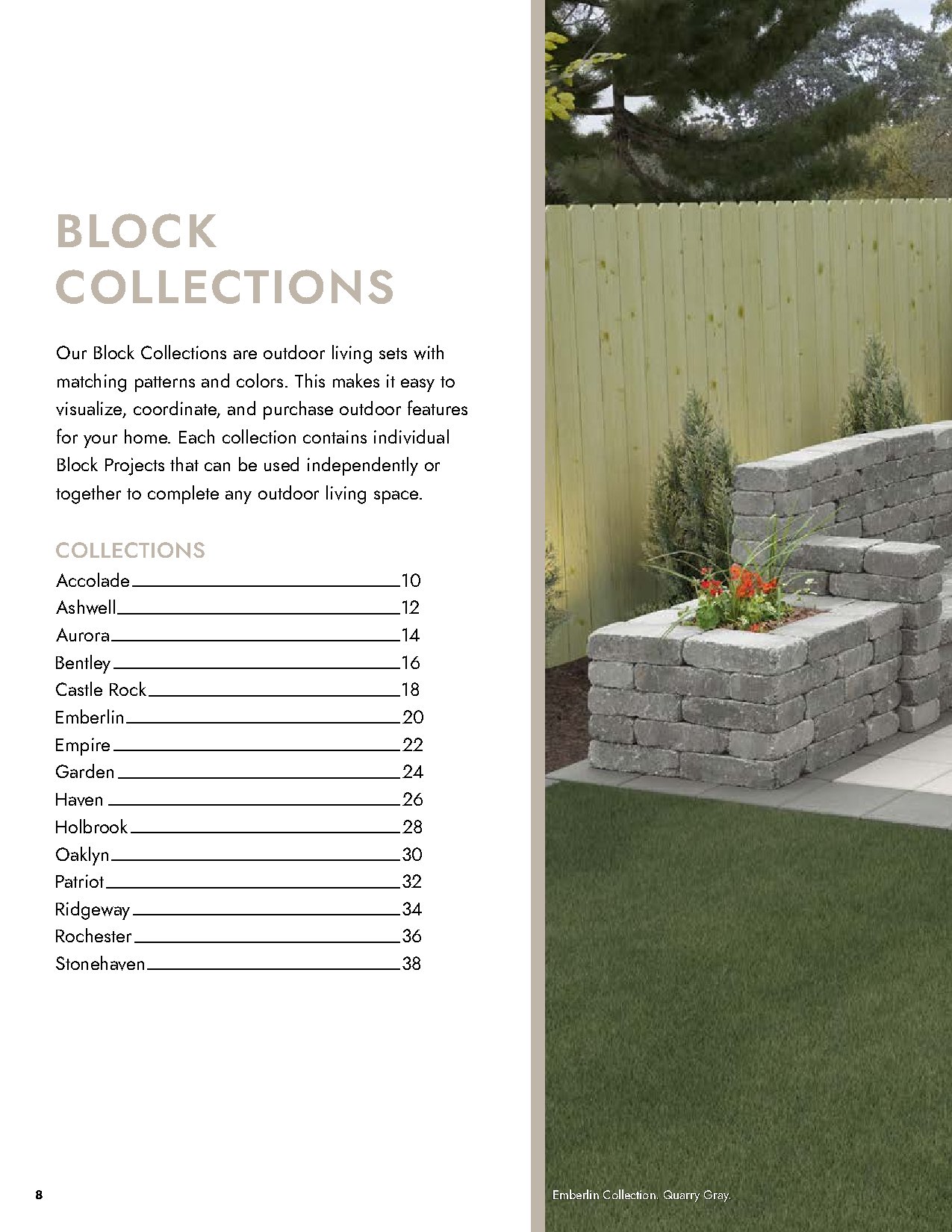 Outdoor Living Block Catalog - Page 8