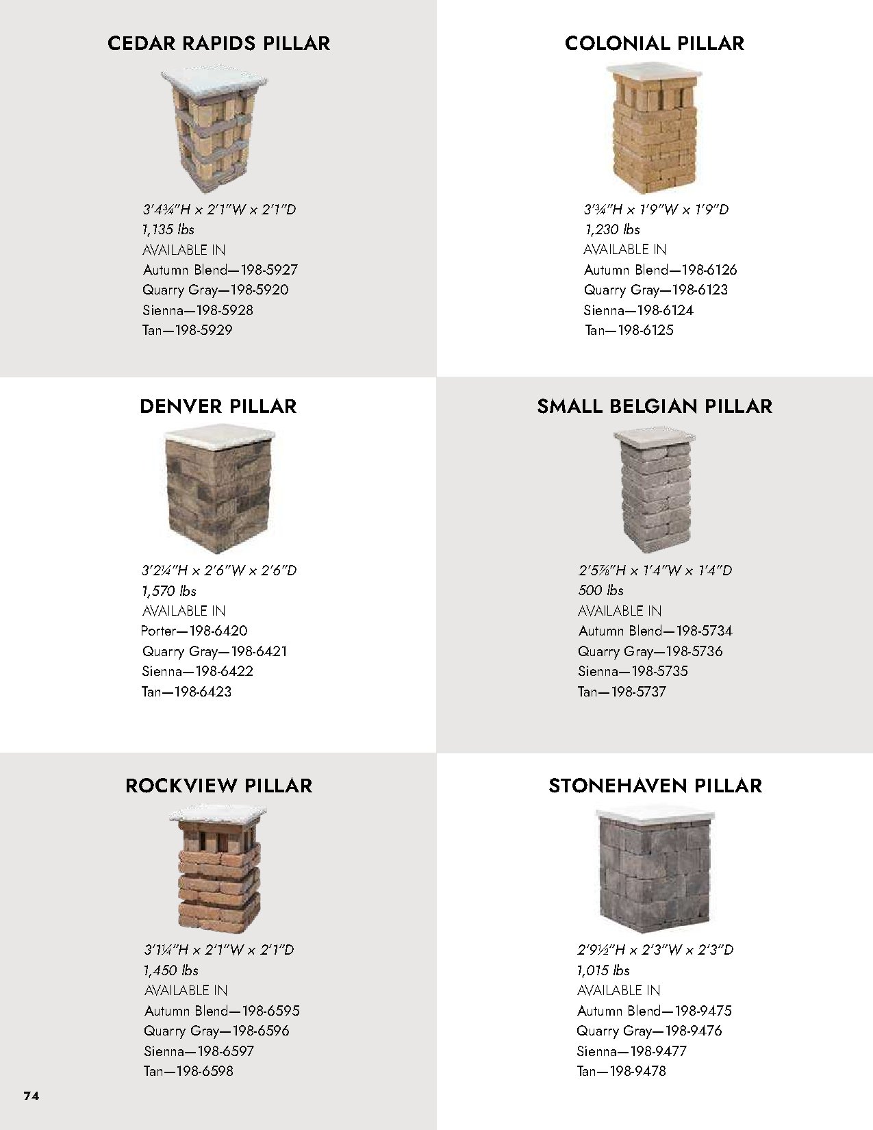 Outdoor Living Block Catalog - Page 74