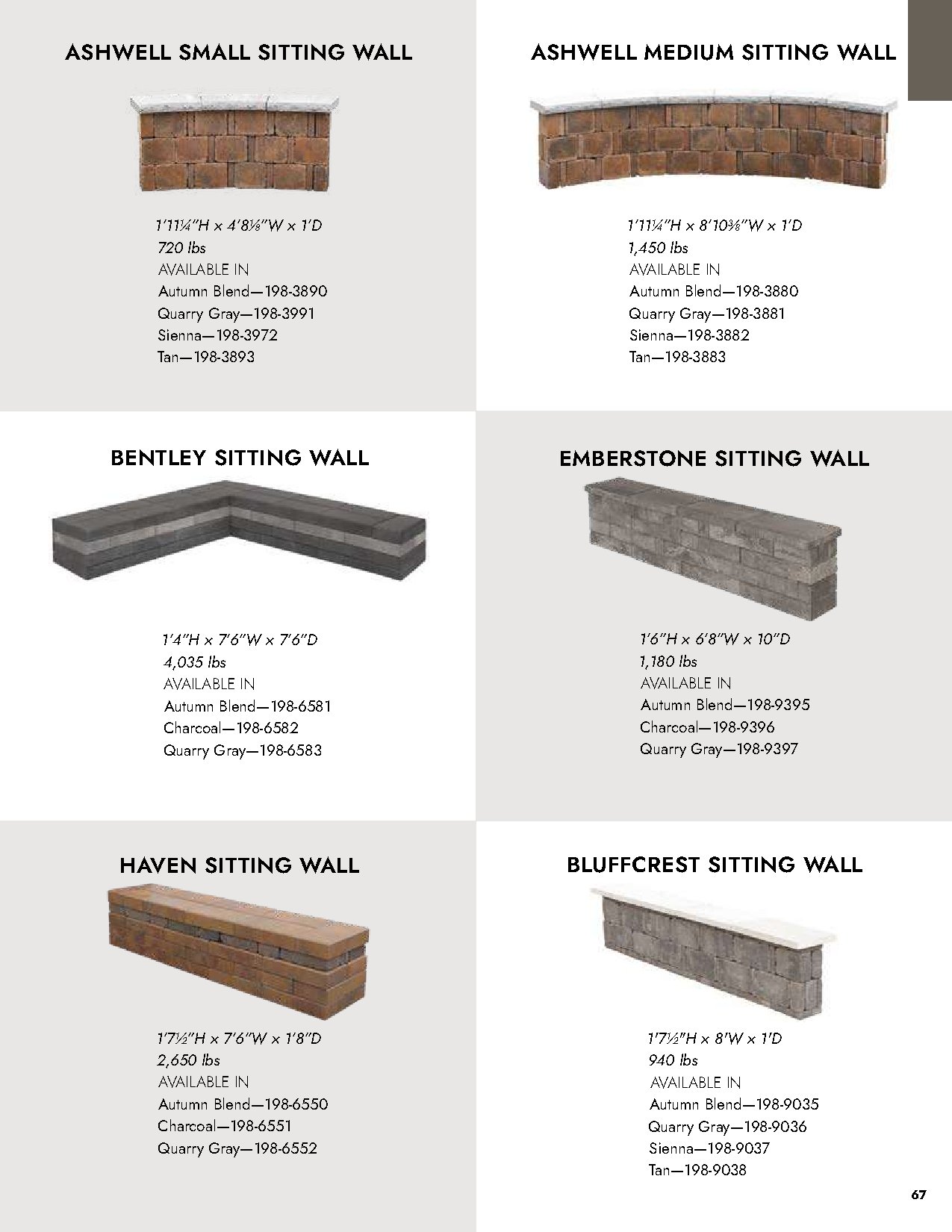 Outdoor Living Block Catalog - Page 67