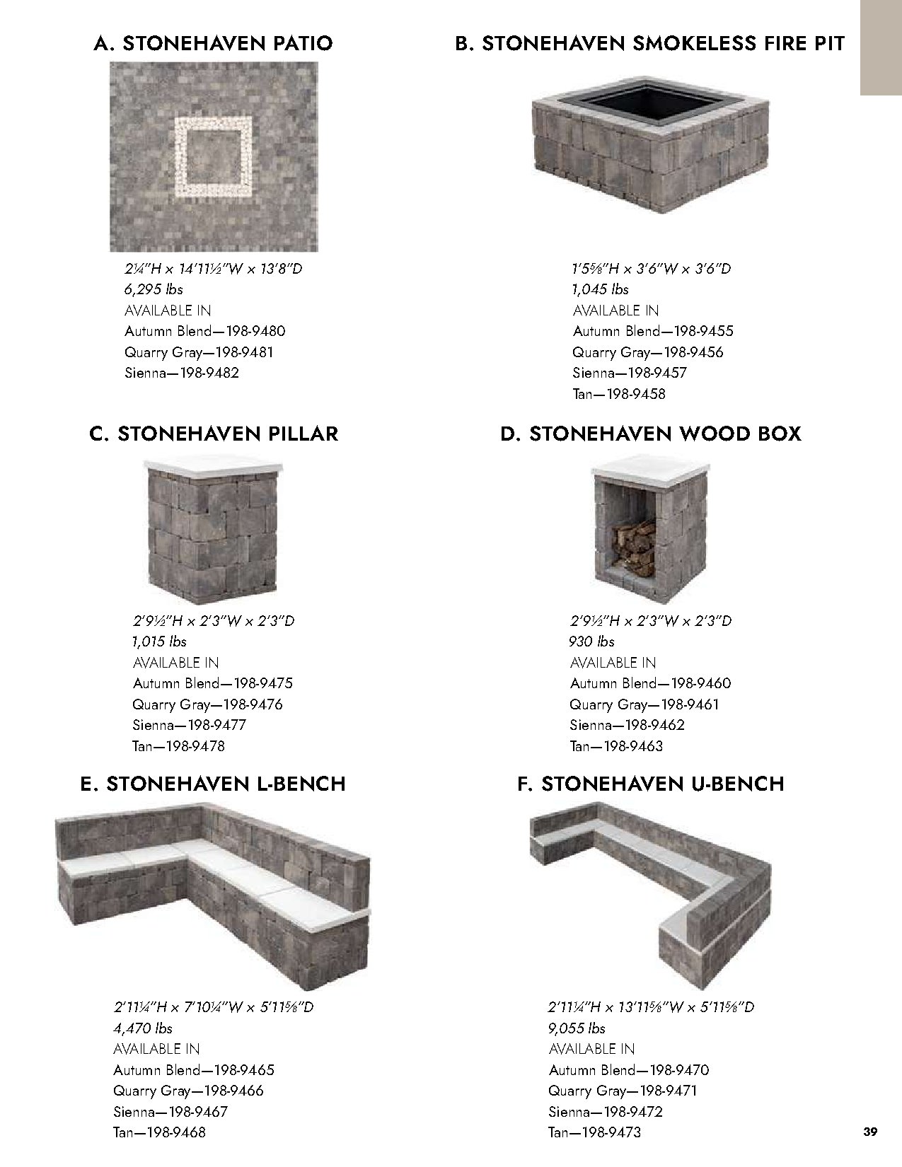 Outdoor Living Block Catalog - Page 39
