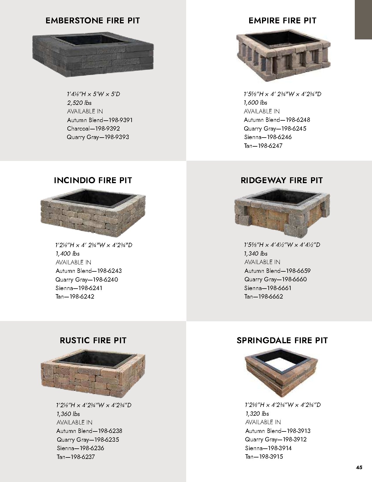 Outdoor Living Block Catalog - Page 45