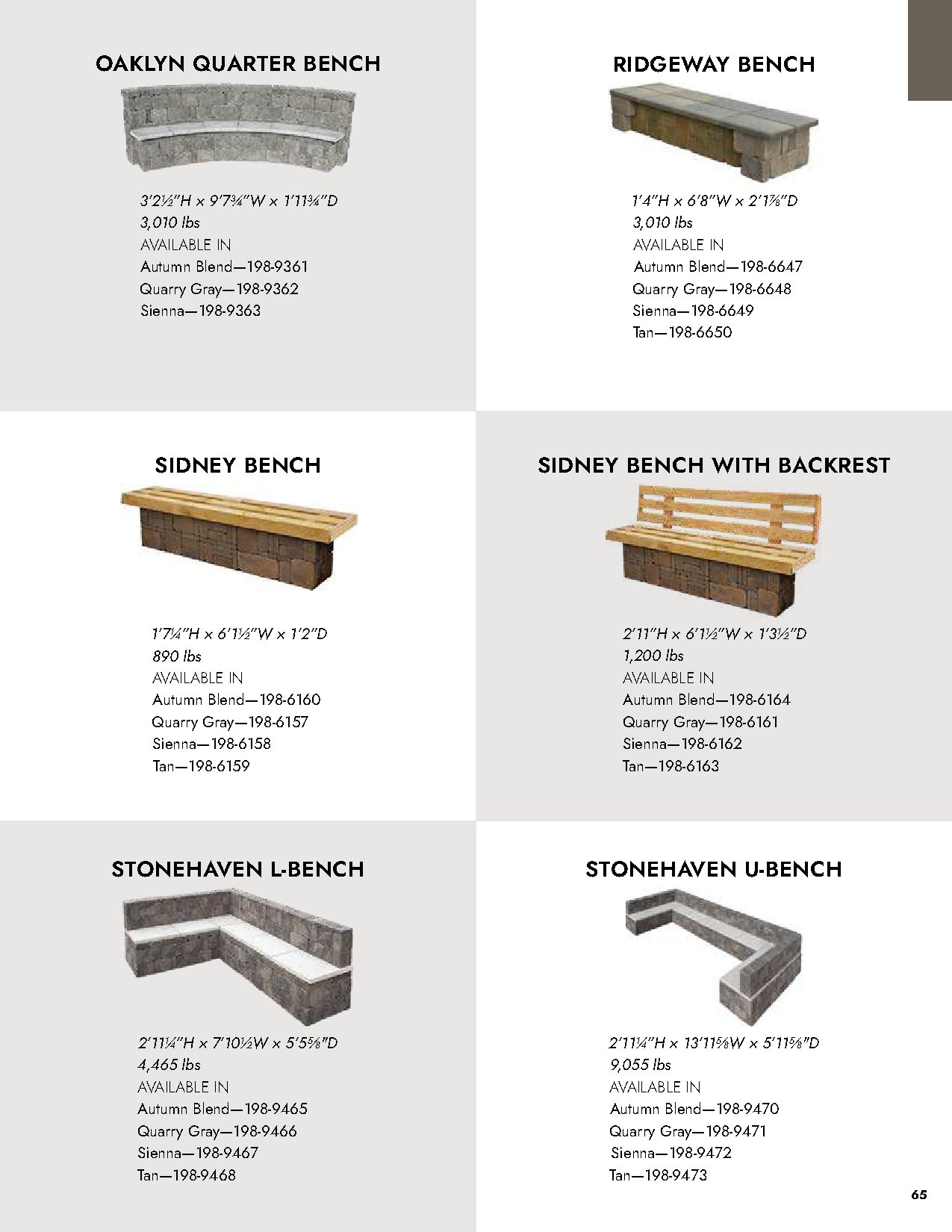Outdoor Living Block Catalog - Page 65