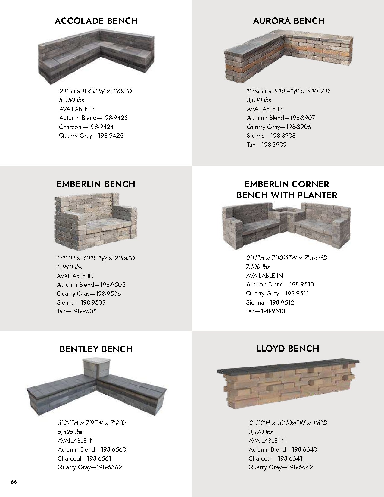 Outdoor Living Block Catalog - Page 66