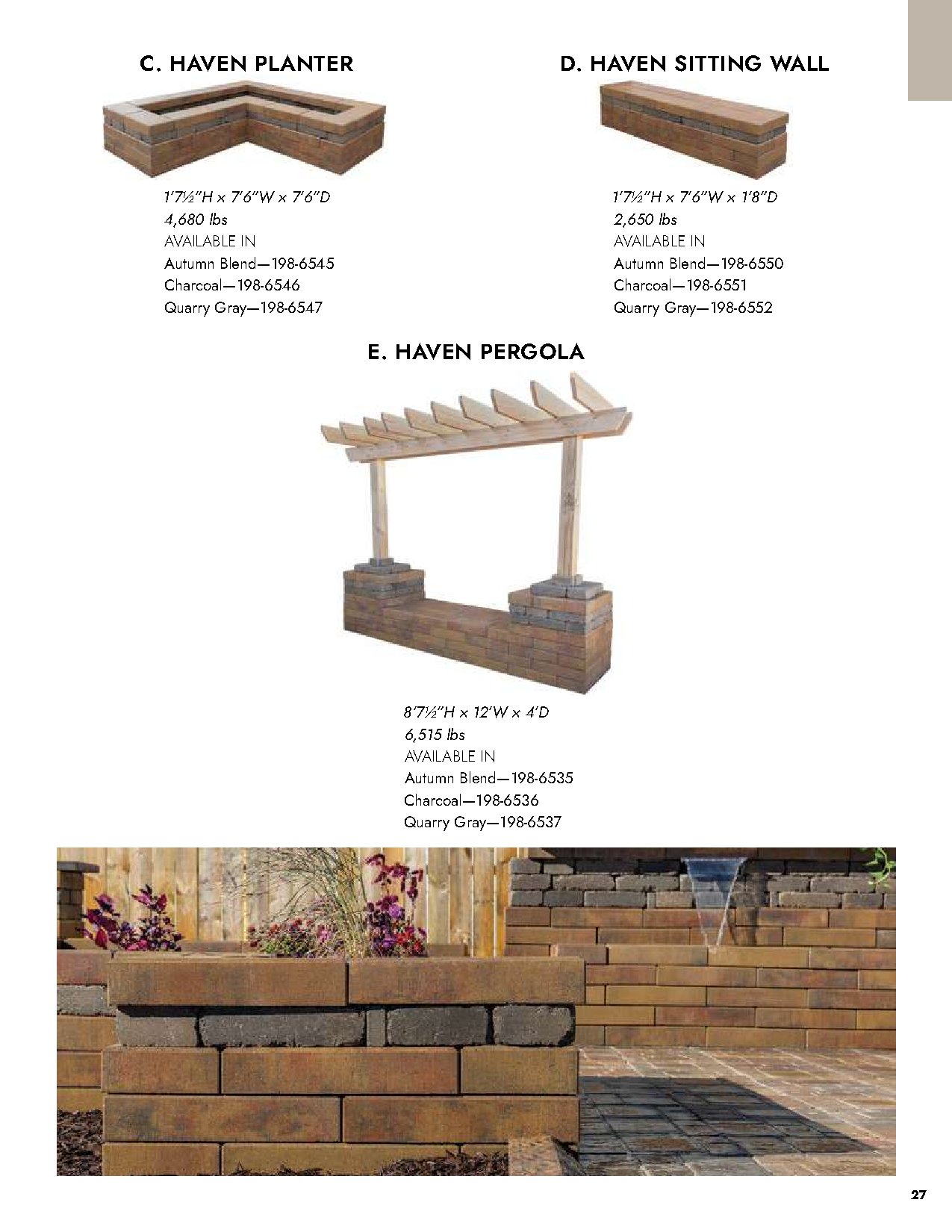 Outdoor Living Block Catalog - Page 27