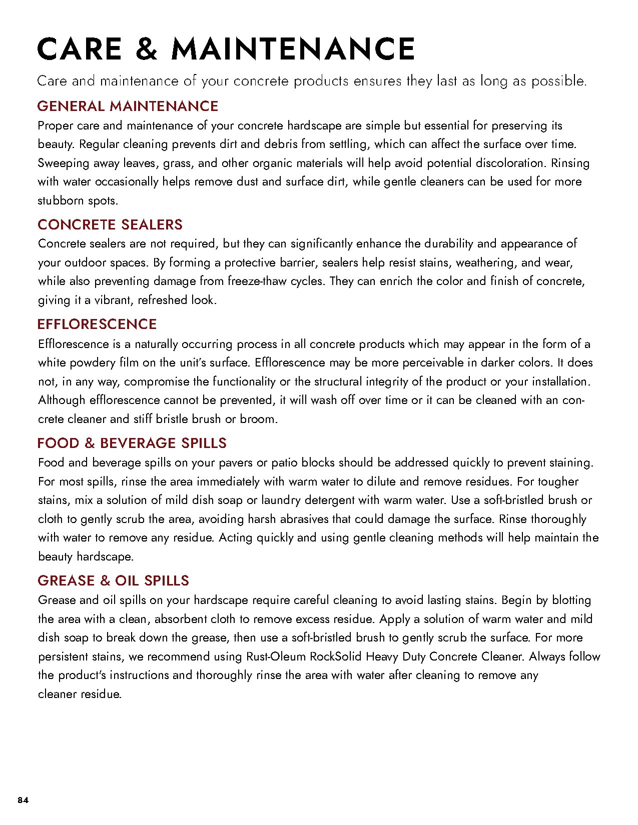 Outdoor Living Block Catalog - Page 84