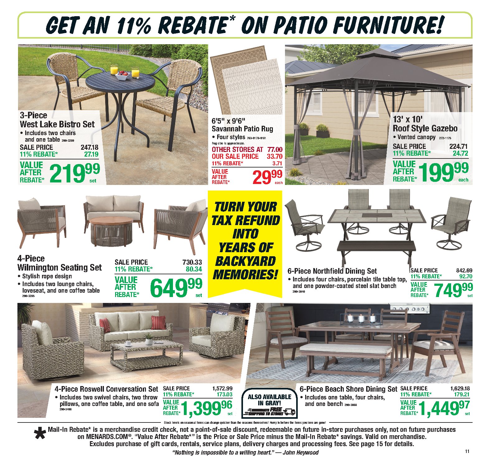 11% Rebate* Sale - Page 11