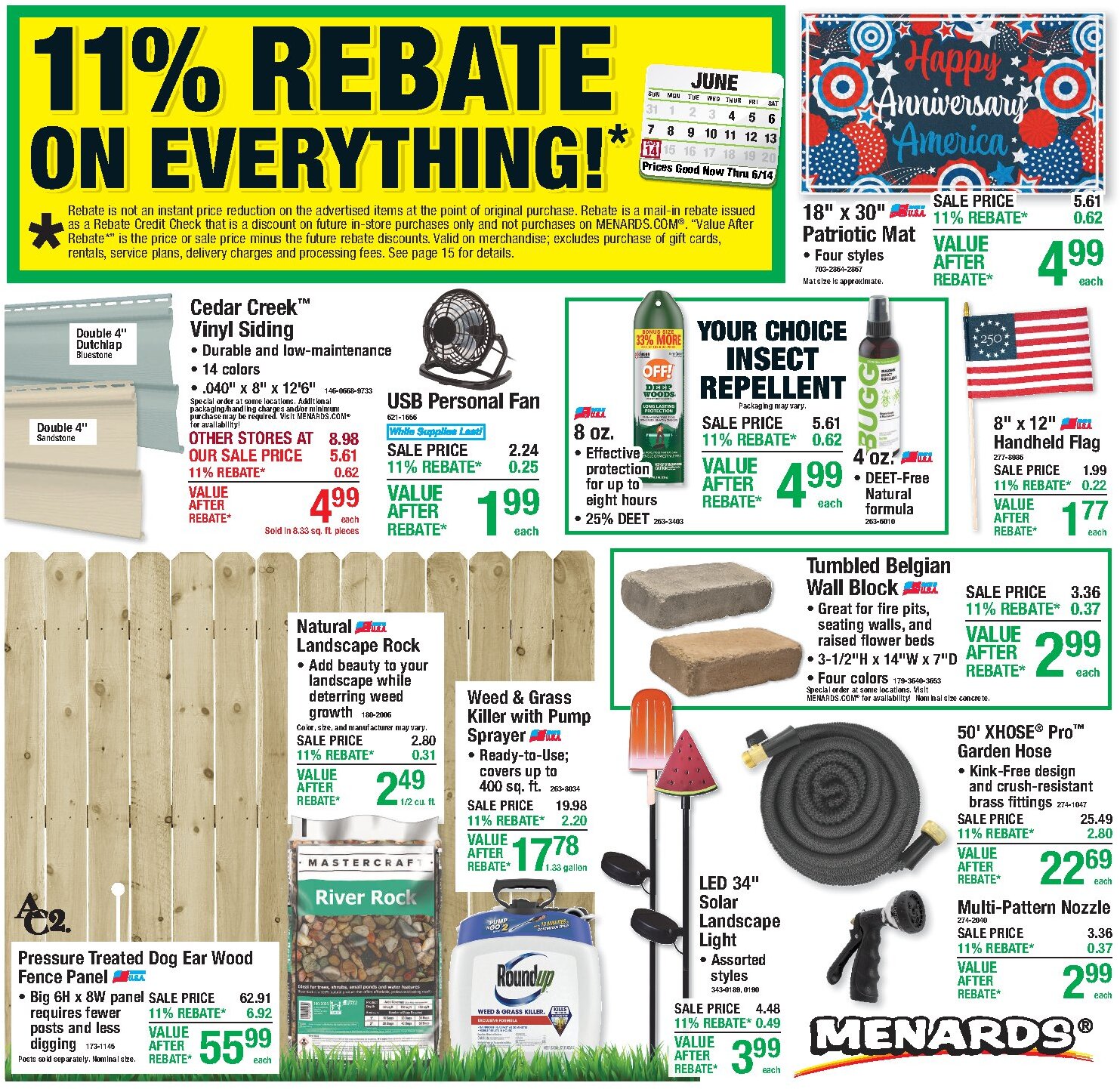 11% Rebate* Sale - Page 1
