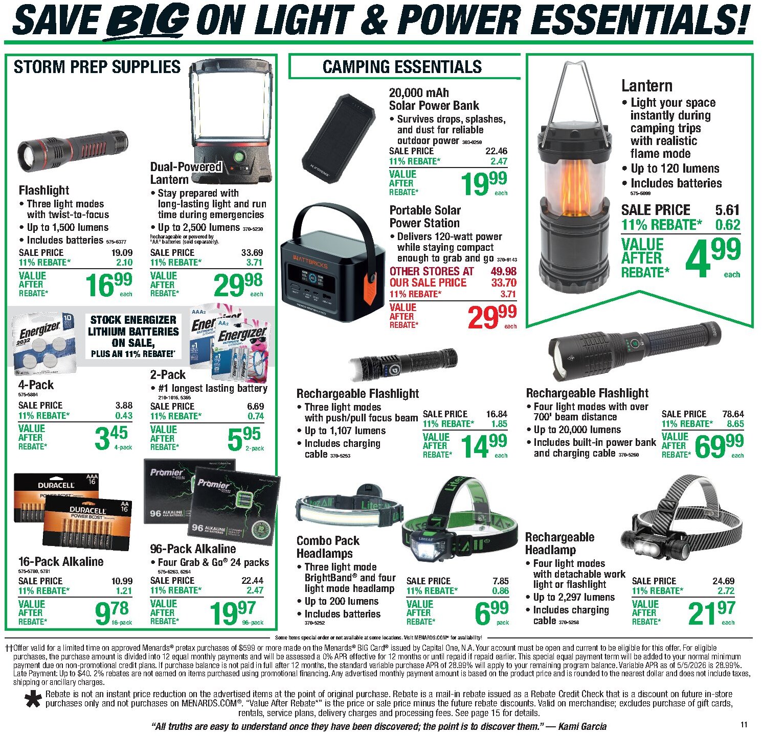 11% Rebate* Sale - Page 13