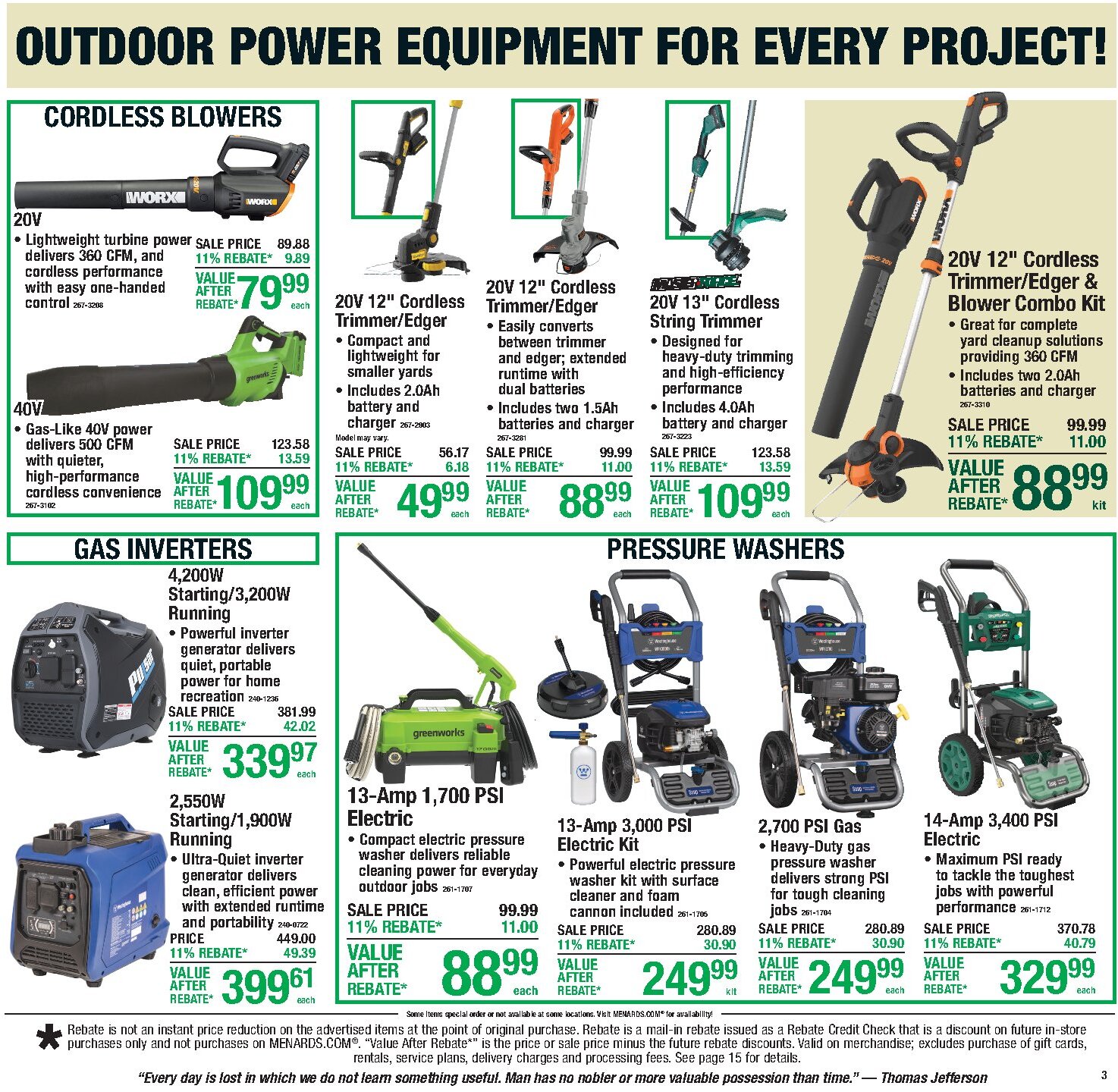 11% Rebate* Sale - Page 3