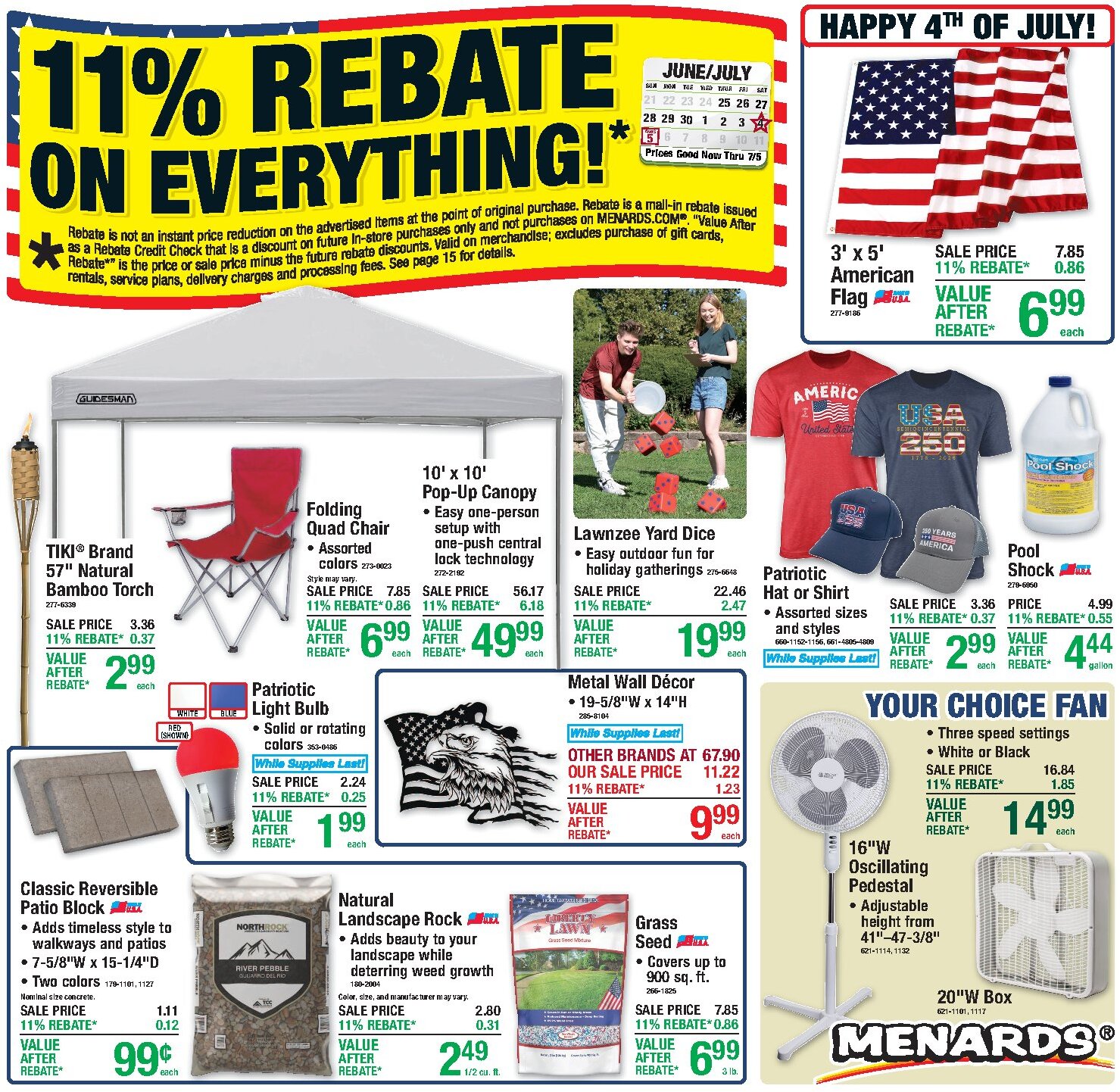 11% Rebate* Sale - Page 1