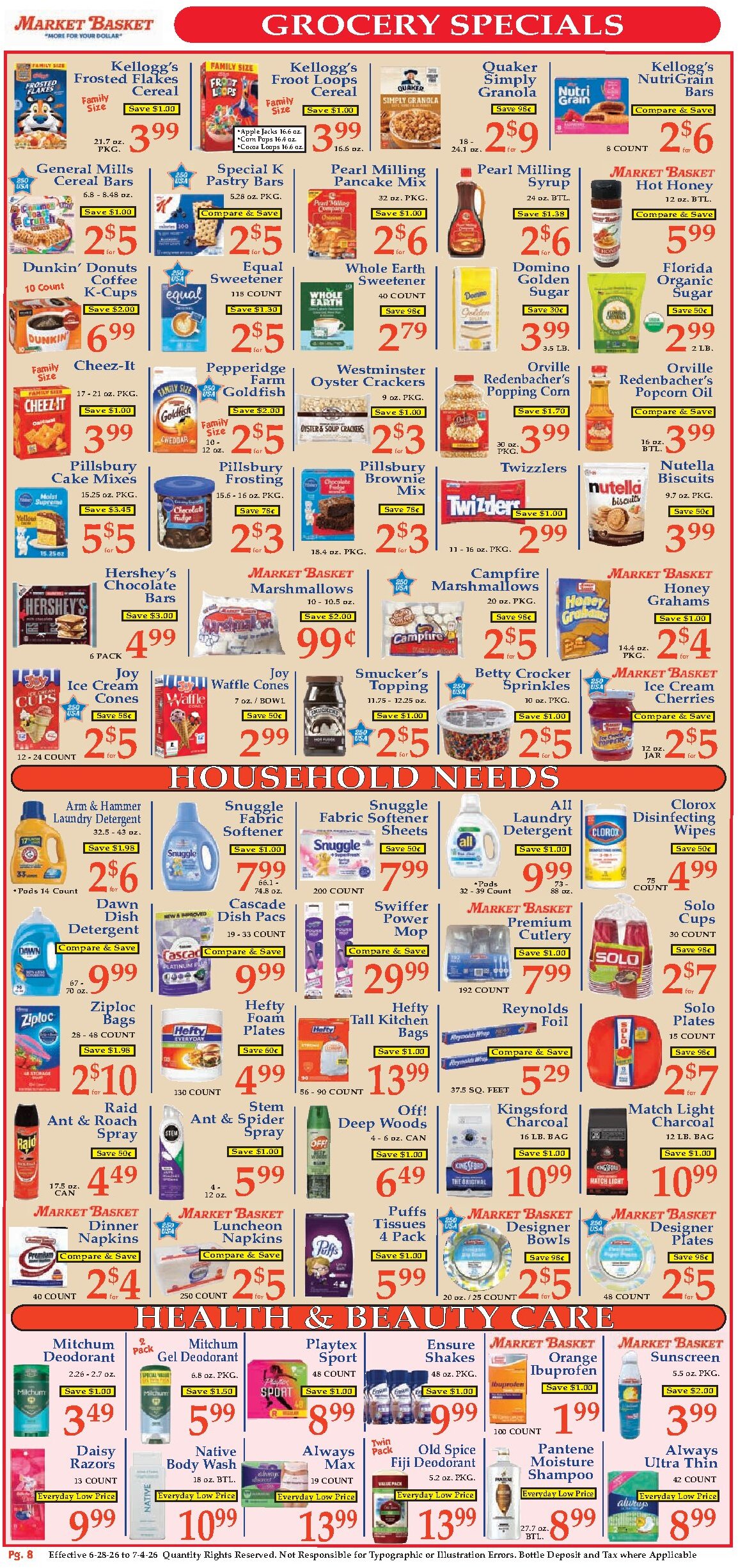 Market Basket - Page 8