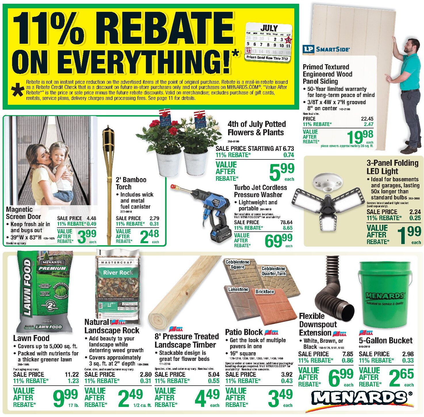 11% Rebate* Sale - Page 1