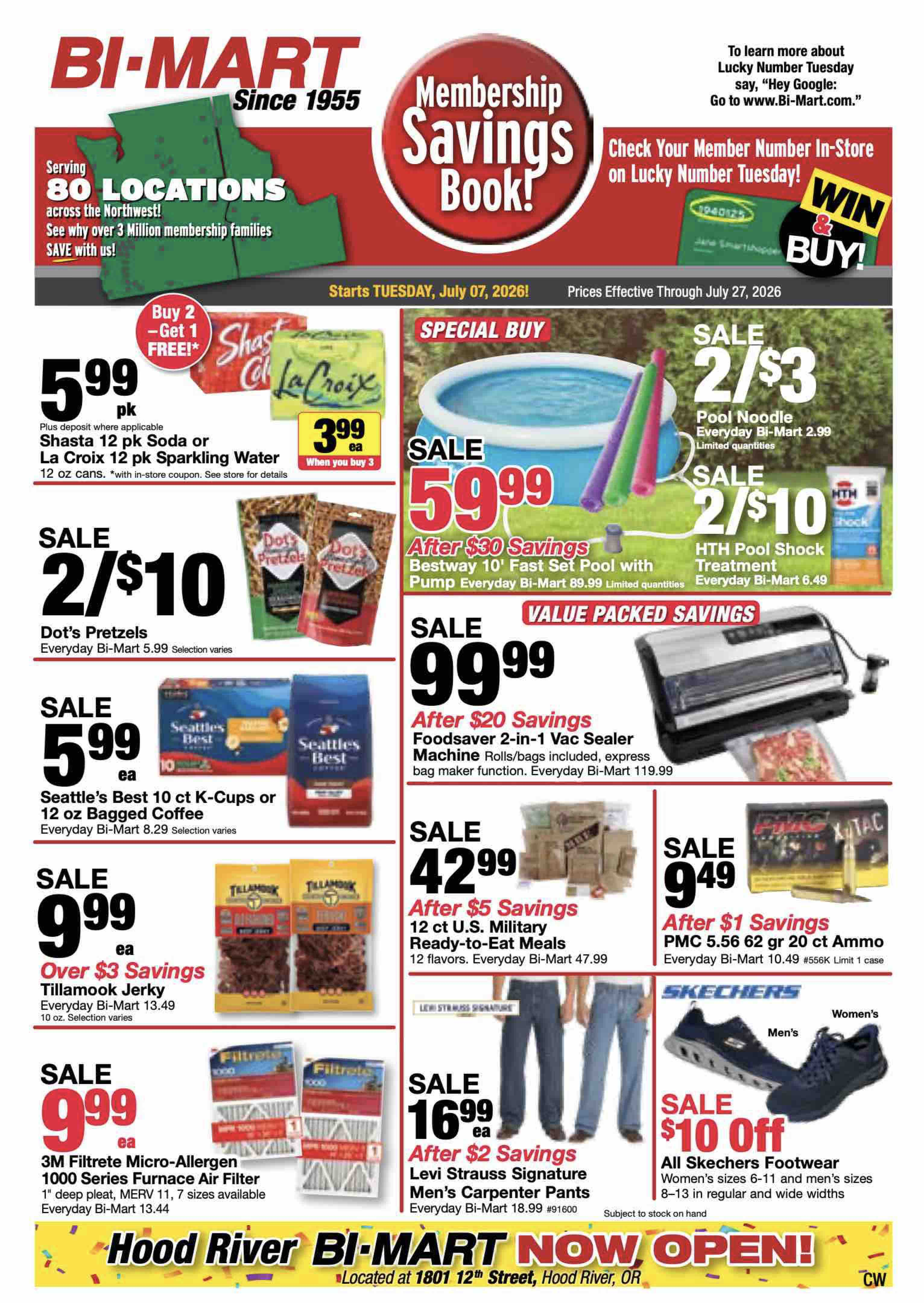 July 7 Membership Savings Book - Page 1