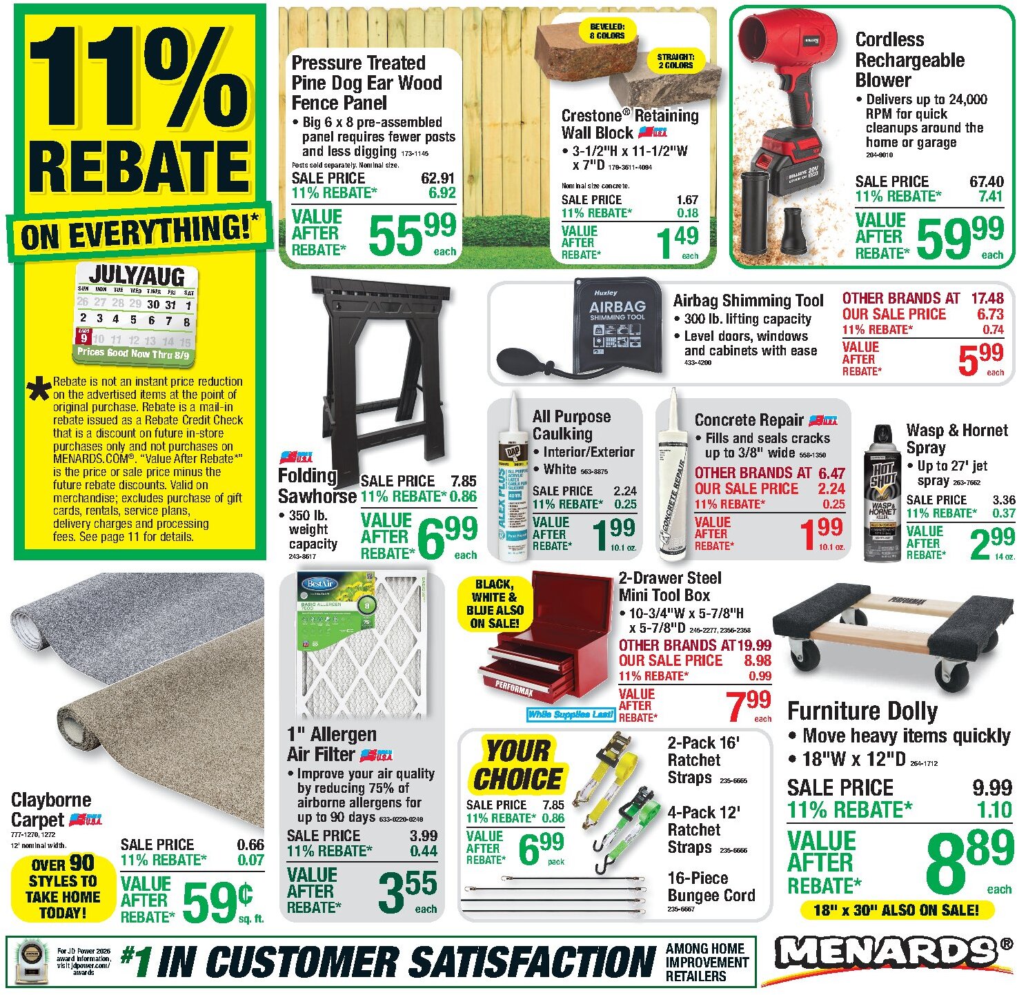 11% Rebate* Sale - Page 1