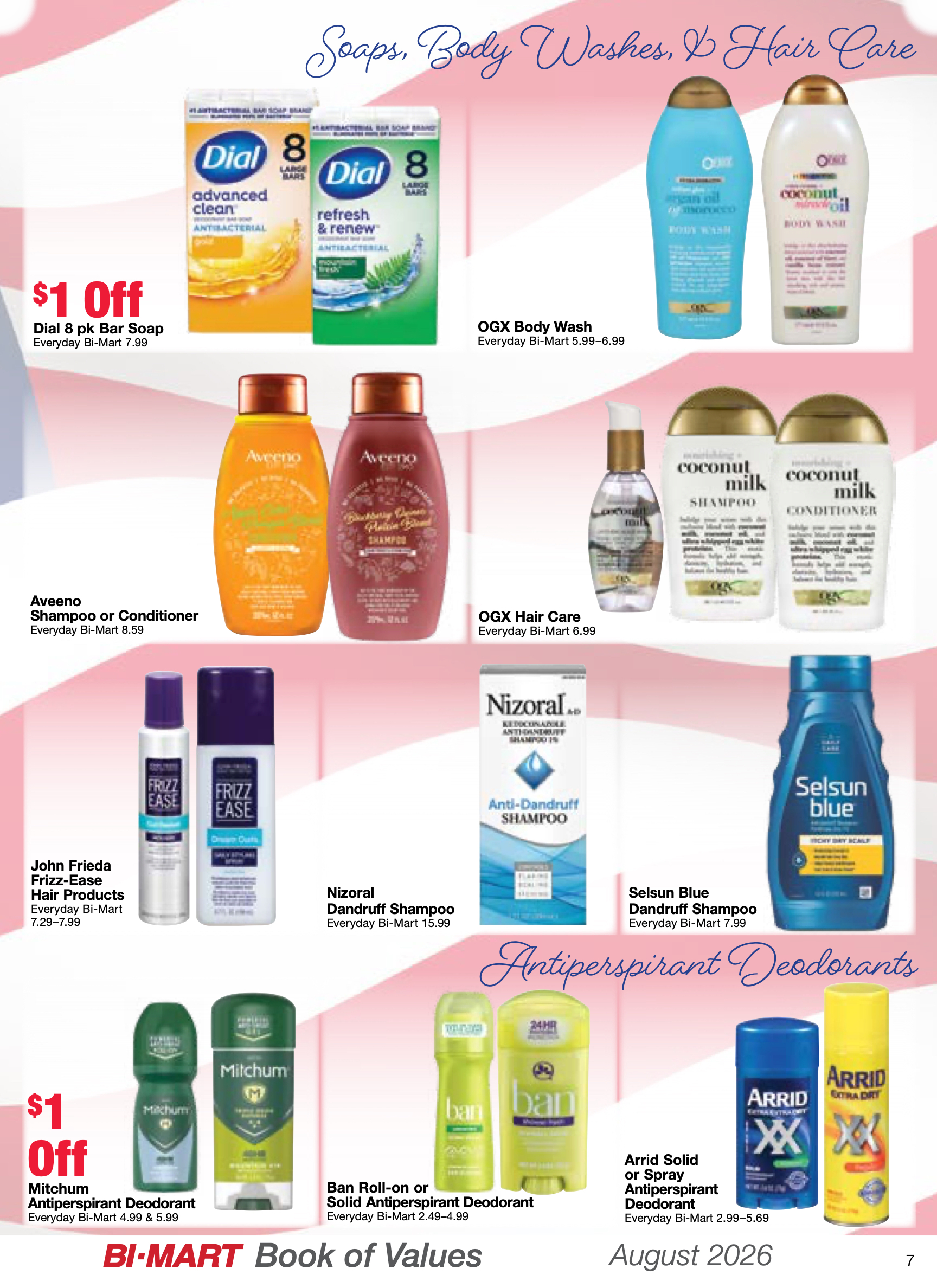 August Health & Beauty Book of Values - Page 7