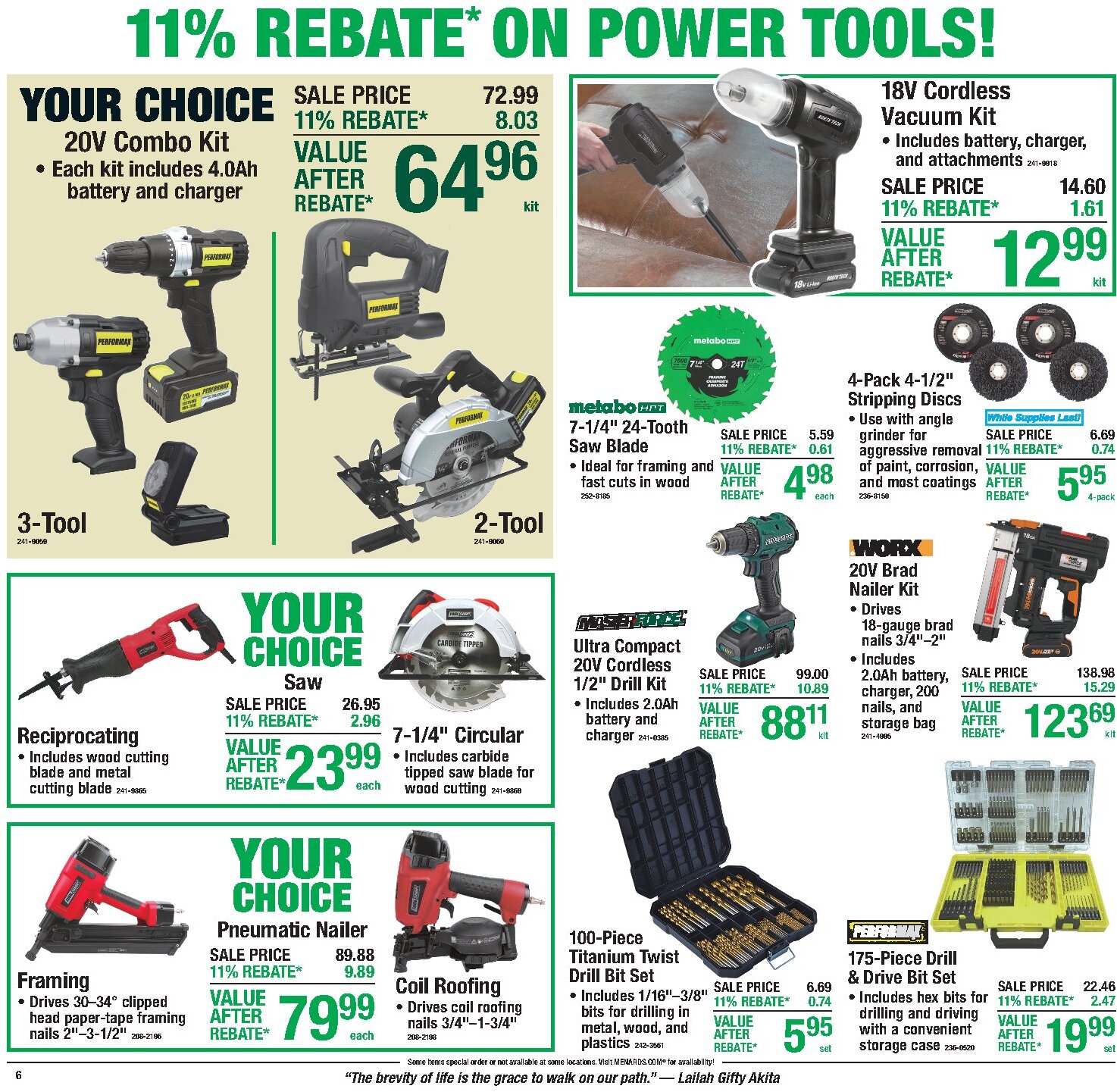 11% Rebate* Sale - Page 12