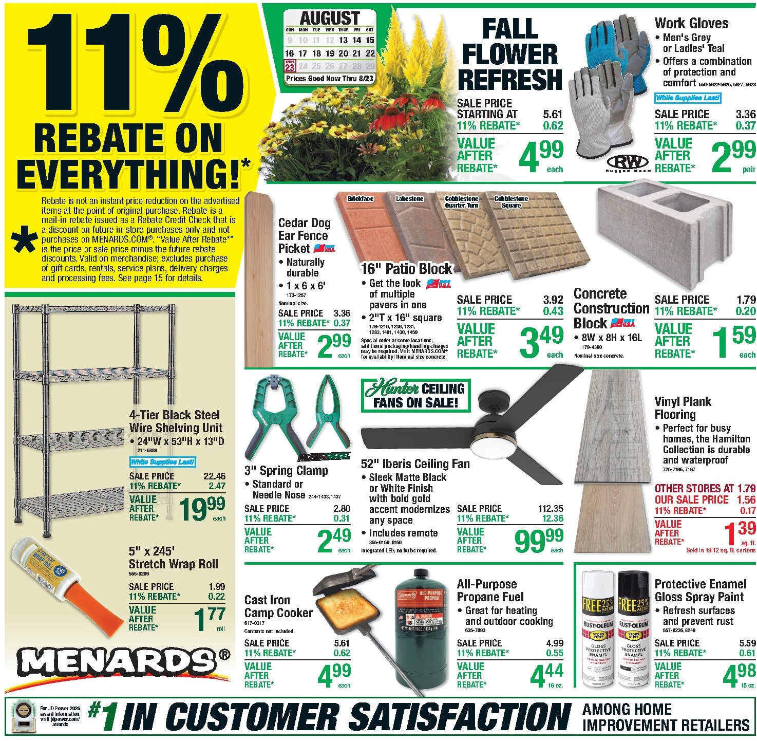 11% Rebate* Sale - Page 1