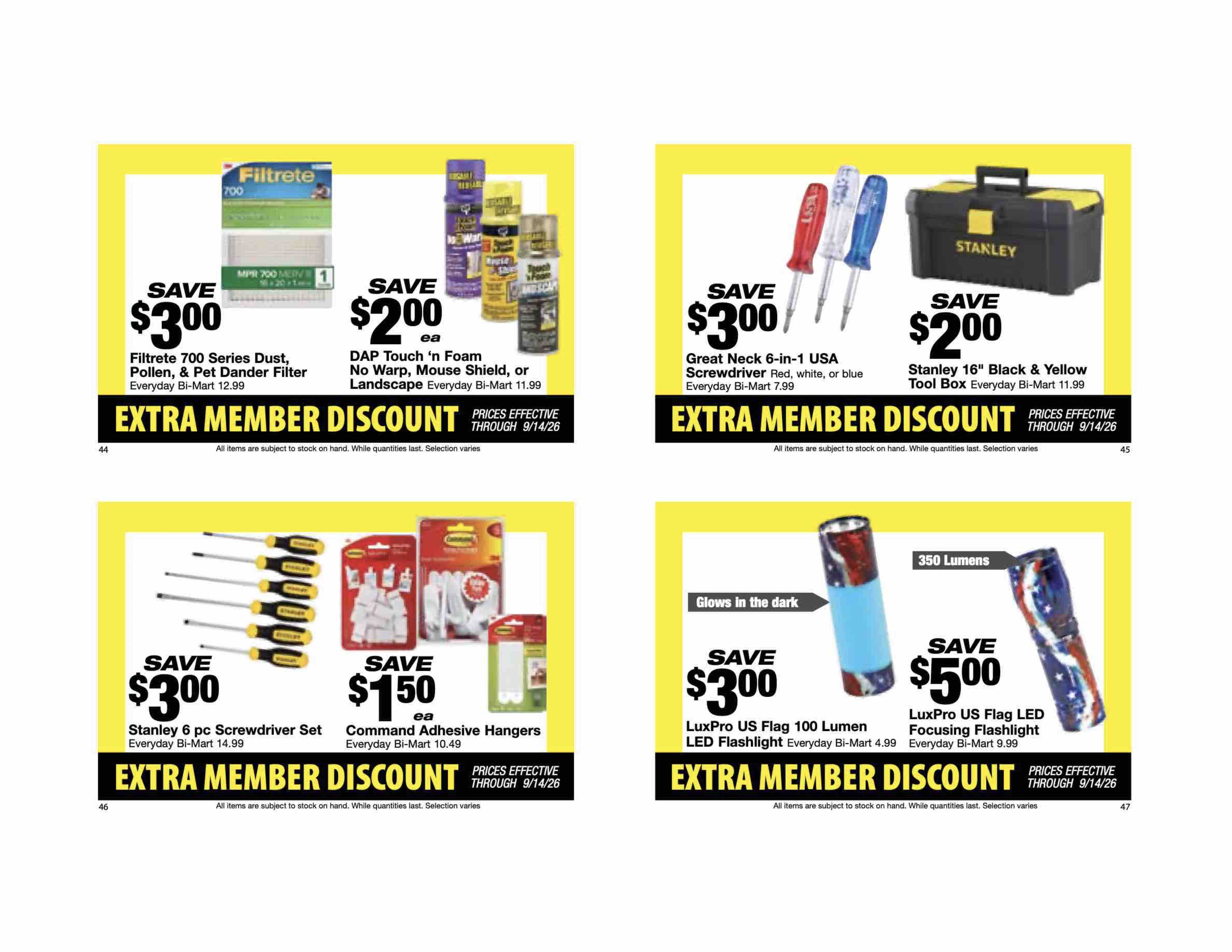 August 24 Extra Member Discount Book - Page 13