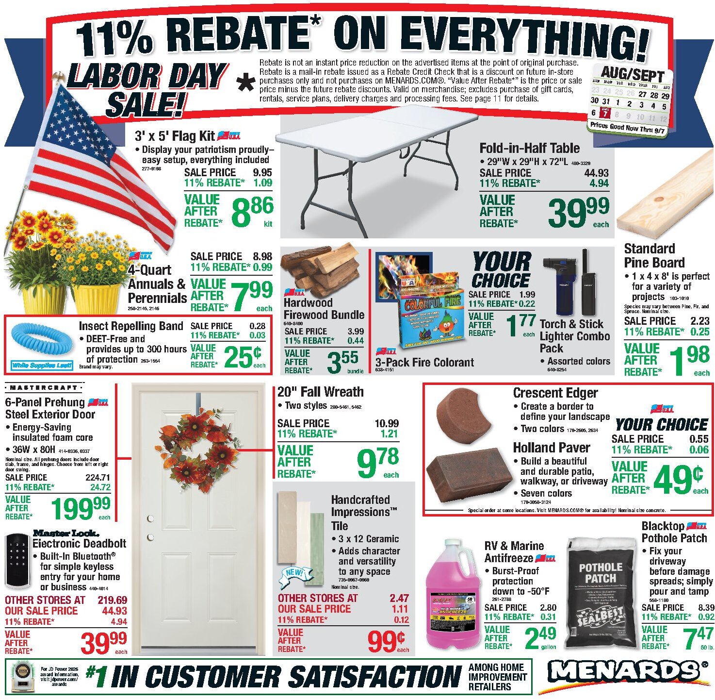 11% Rebate* Sale - Page 1
