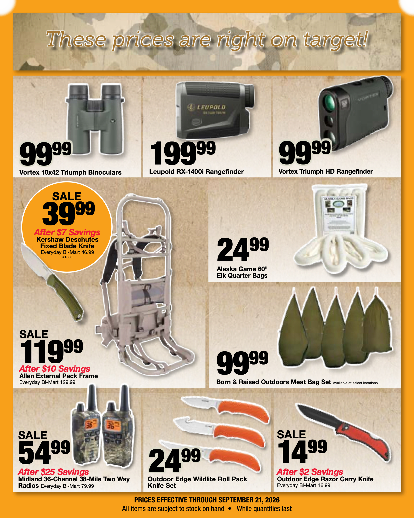 September 8 Big Game Hunting Flyer - Page 3