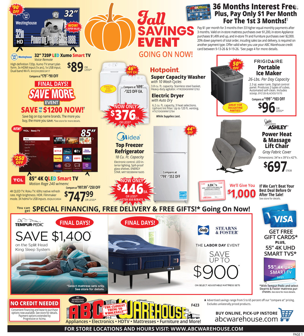 Weekly Ad 9/13 - Page 1