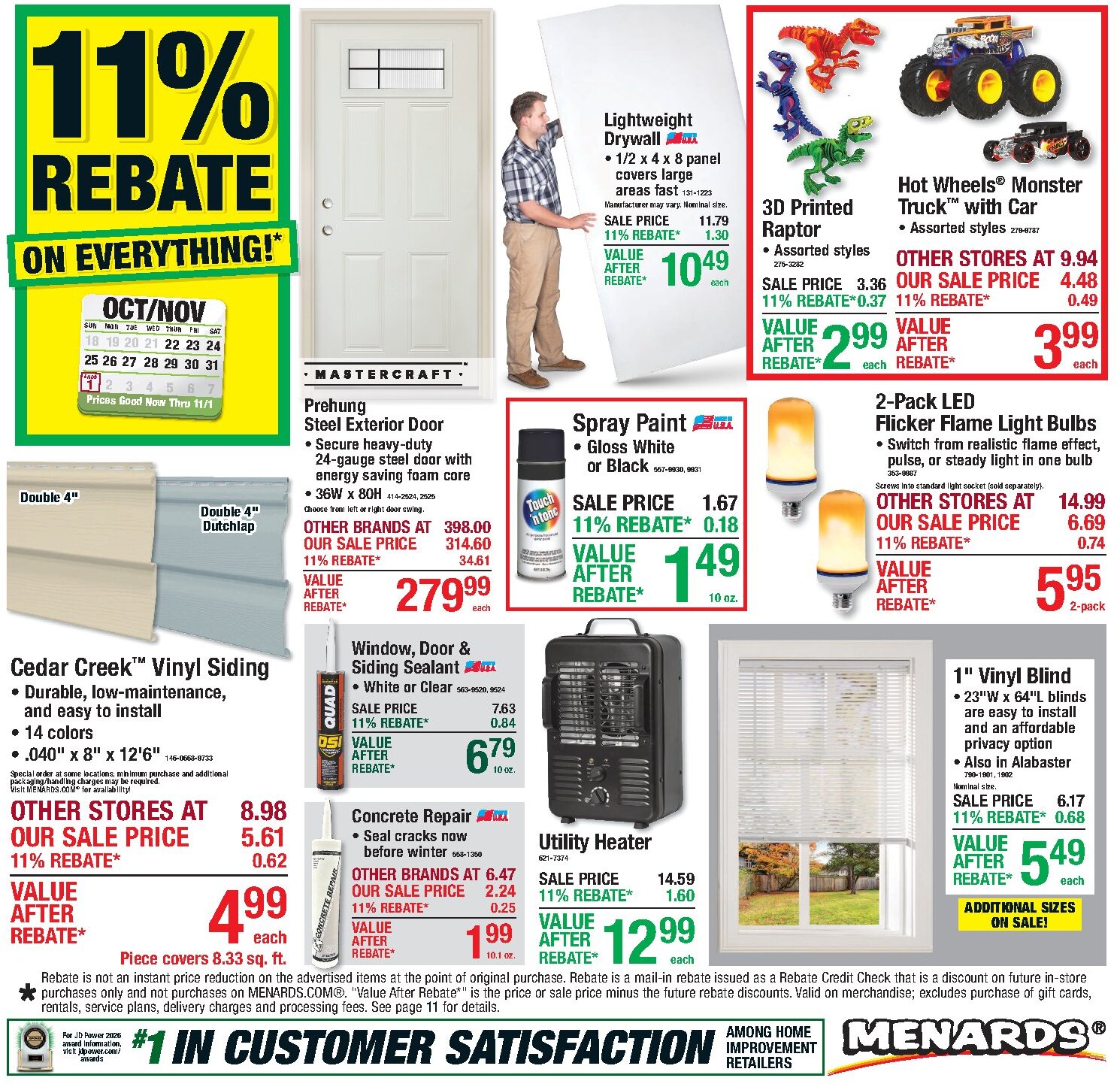 11% Rebate* Sale - Page 1
