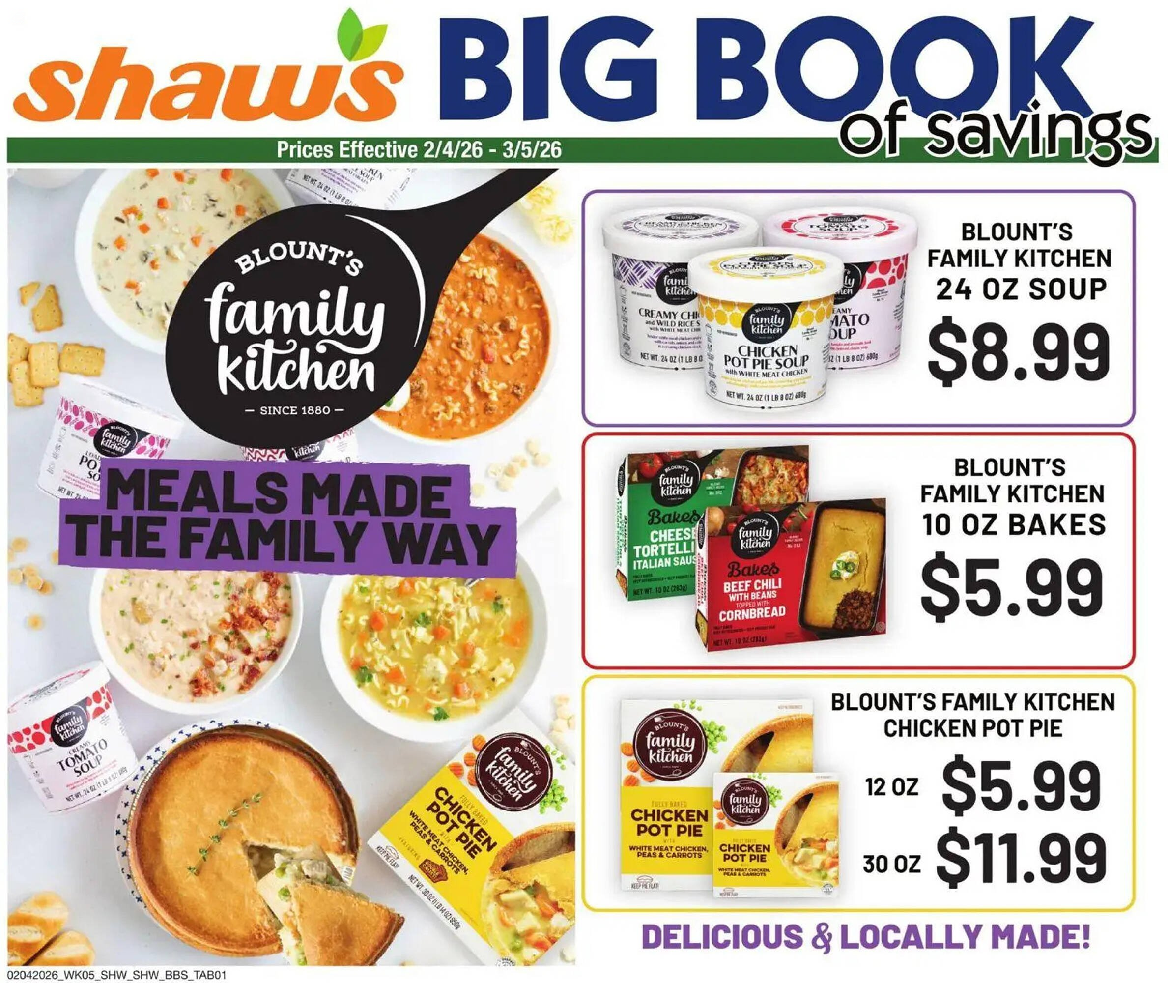 Shaw's flyer - Page 1